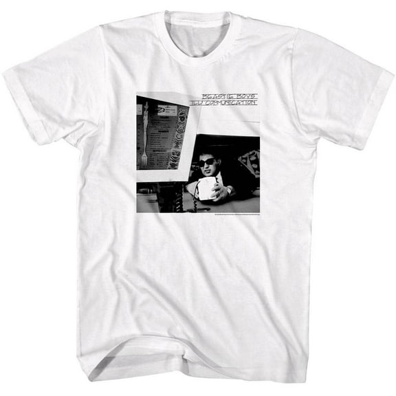 Beastie Boys - Ill Communication Color Block - American Classics Officially Licensed - White Adult Short Sleeve T-Shirt