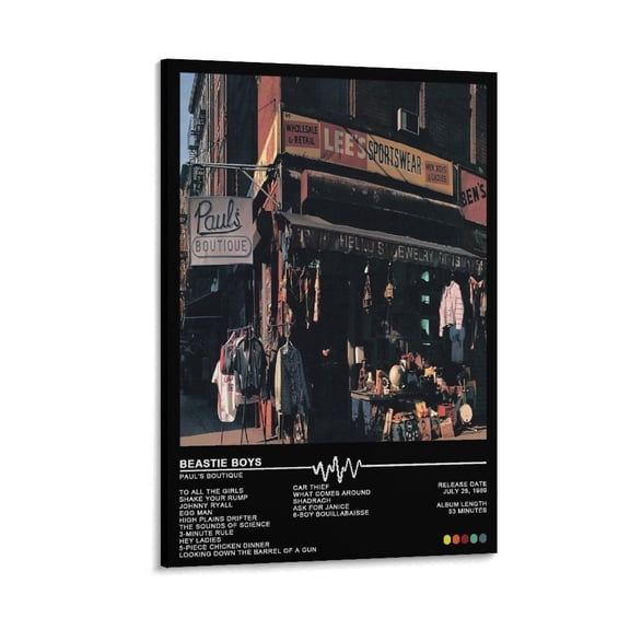 Beastie Boys Paul's Boutique  Canvas Poster Bedroom Decoration Landscape Office Valentine's Birthday Gift