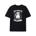 thumbnail image 1 of [Gaming Cat Tee] Unisex Gaming Cat T-Shirt - Local Heat Transfer in the United States - Perfect Gift for Online Gaming Enthusiasts, 1 of 10