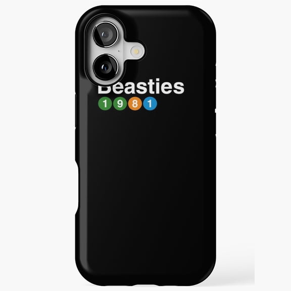 Beasties Inspired 1981 Retro Tribute Graphic Artwork iPhone Case 17 11 12 13 14 15 16 Pro Max