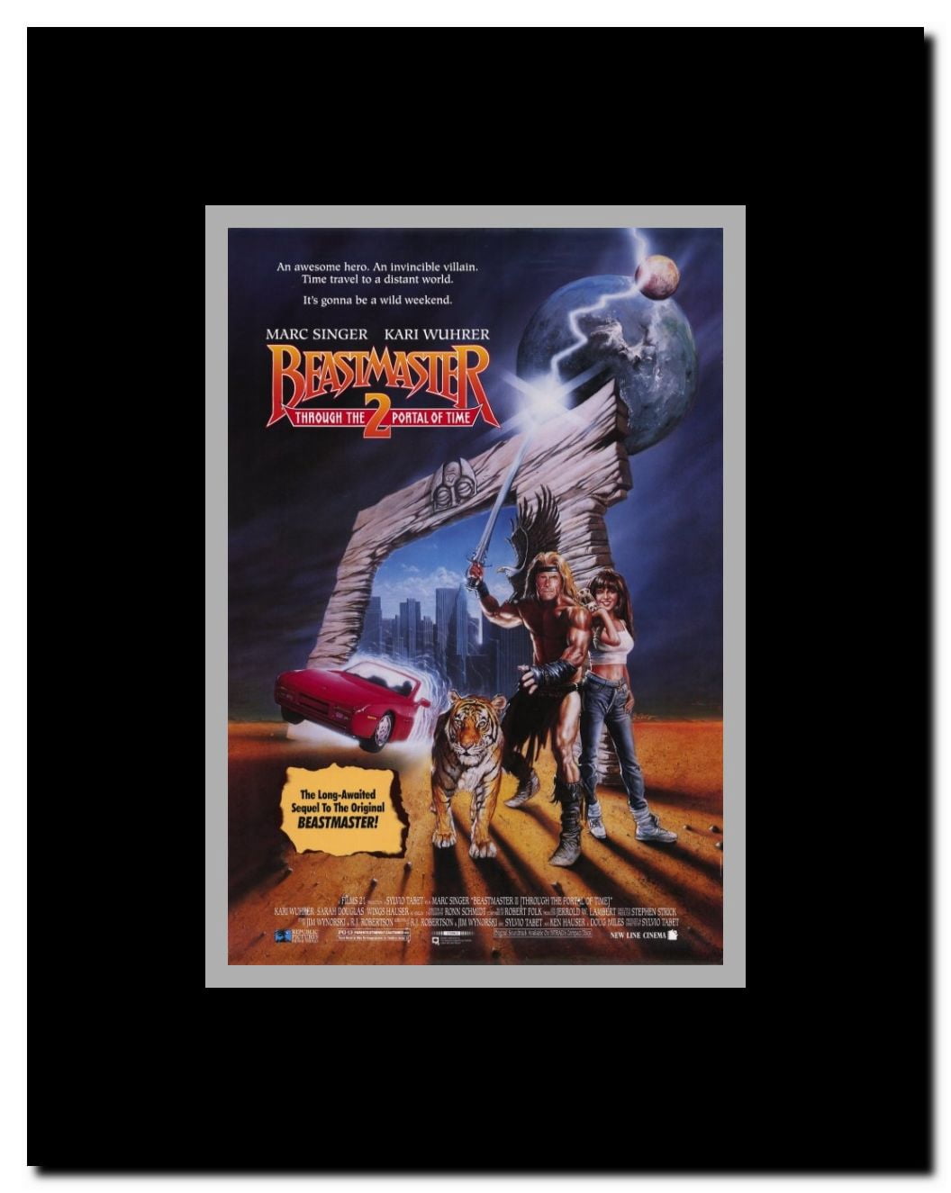 Beastmaster 2: Through the Portal of Time Framed Movie Poster