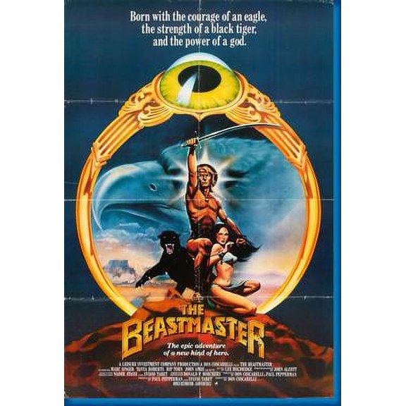 Beastmaster Movie Poster Reprint Art decor 27inx40in for any room 27x40 Square Adults Western Graphic