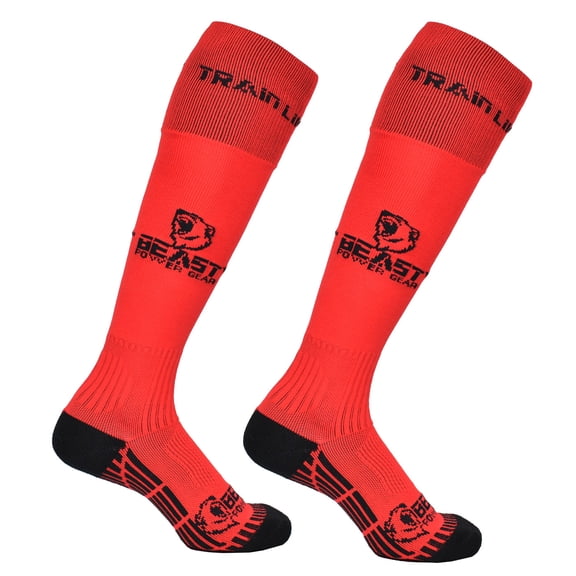 Beastpowergear Deadlift Compression Athletic Socks Knee High Performance Powerlifting Shin Protection Men & Women