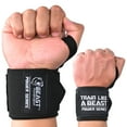 thumbnail image 1 of Beastpowergear Stiff Heavy Duty Wrist Wraps 18” 24” 30” Wrist Support Weightlifting, Powerlifting, Heavy Bench & Strength Training- Men and Women, 1 of 2