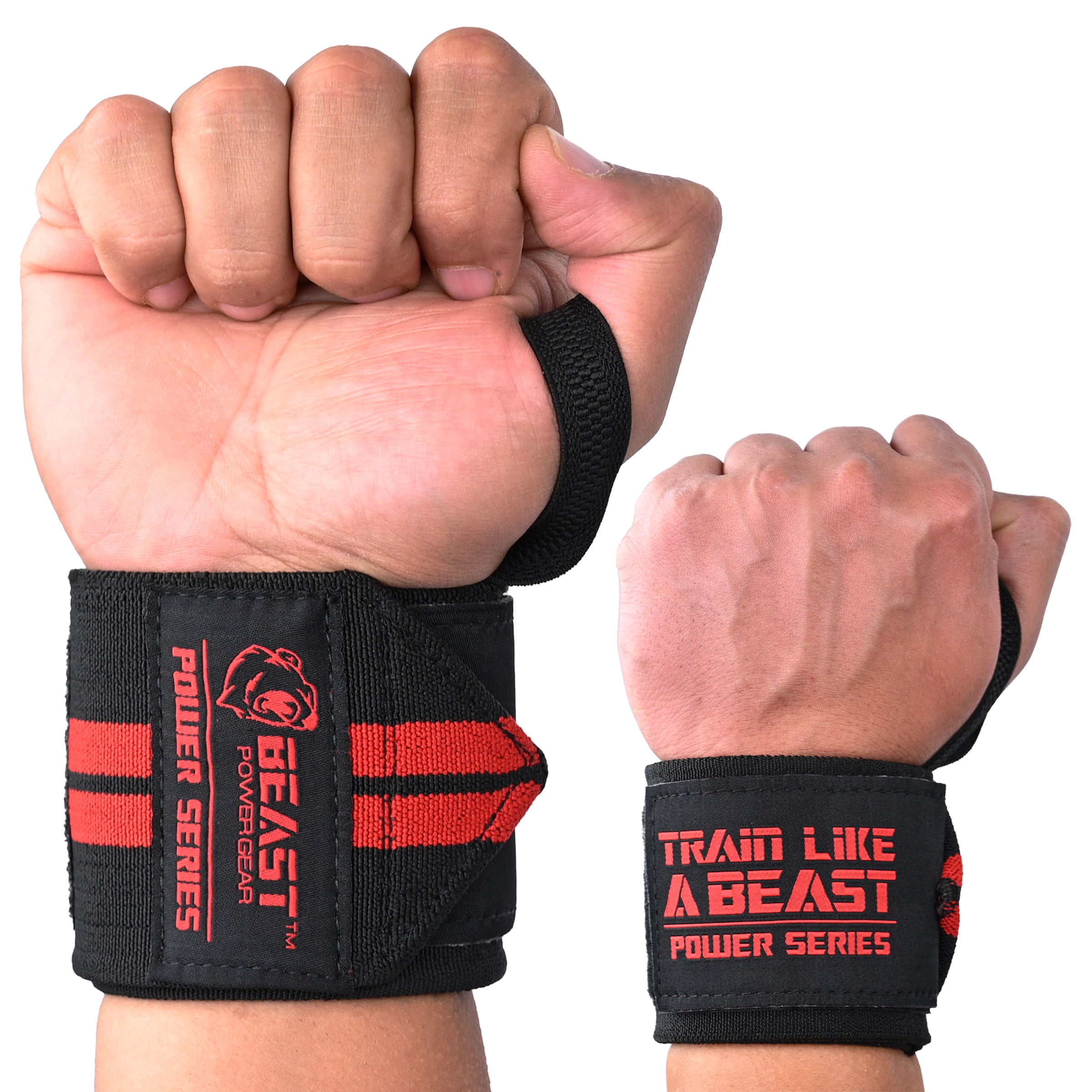 Beastpowergear Stiff Heavy Duty Wrist Wraps 18” 24” 30” Wrist 