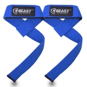 Beastpowergear Weight Lifting Straps Dead Lift Straps Neoprene Padded | Non Slip Silicone Grip | Additional Support for Powerlifting, Bodybuilding, Deadlifts, Crossfit, Strength Training