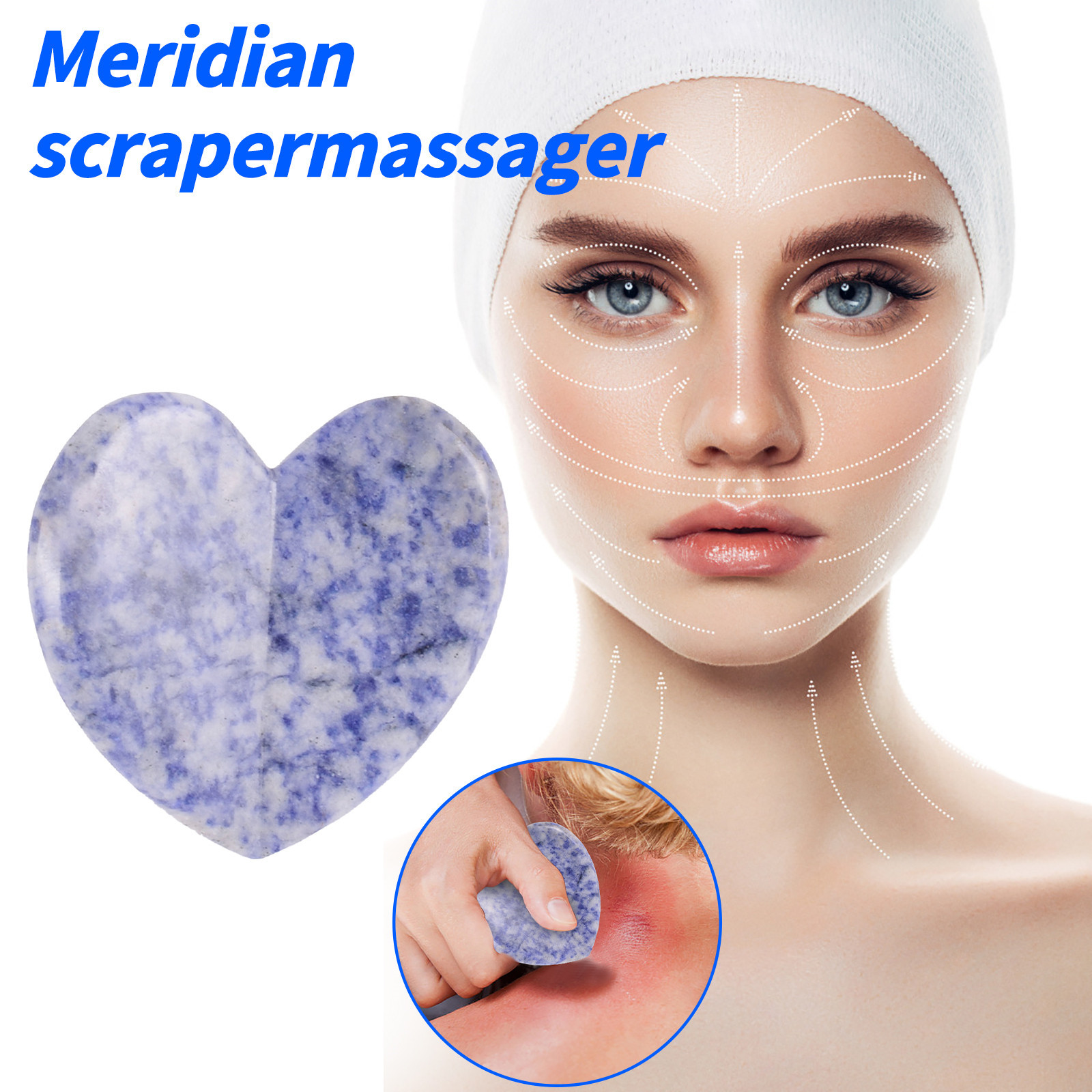 Beastres Big Deals Gua Sha Facial Tools,Lymphatic Drainage Massager