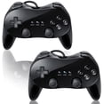 thumbnail image 1 of Beastron Classic Pro Controller For Nintendo Wii/WiiU (Black, 2 Pack), 1 of 6