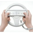 thumbnail image 1 of Beastron Mario Kart Racing Wheel for Nintendo Wii, 2 Pack (White), 1 of 4