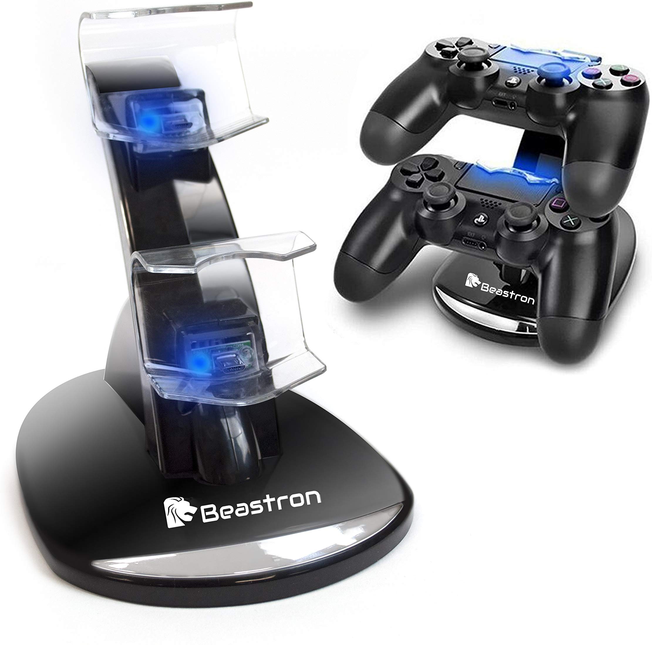 Beastron PS4 Controller Charging Station, PS4 Controller Charger for Sony PlayStation 4 PS4/PS4