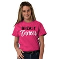 thumbnail image 1 of Beat Breast Cancer Support Awareness Women's Graphic T Shirt Tees Brisco Brands M, 1 of 6