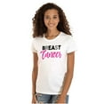 thumbnail image 1 of Beat Breast Cancer Support Awareness Womens Fitted Plus Size Graphic Tee Brisco Brands 3X, 1 of 5