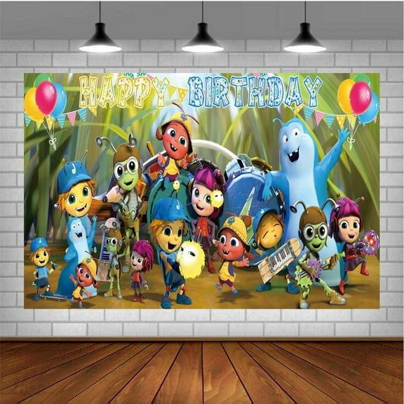 Beat Bugs Post Wall Decor Birthday Banner Backdrop Background Party Supplies Taspestry
