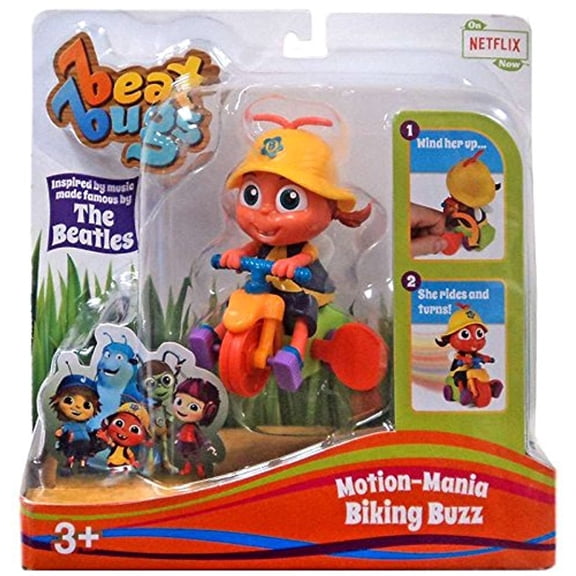 Beat Bugs Motion-Mania Biking Buzz Action Figure