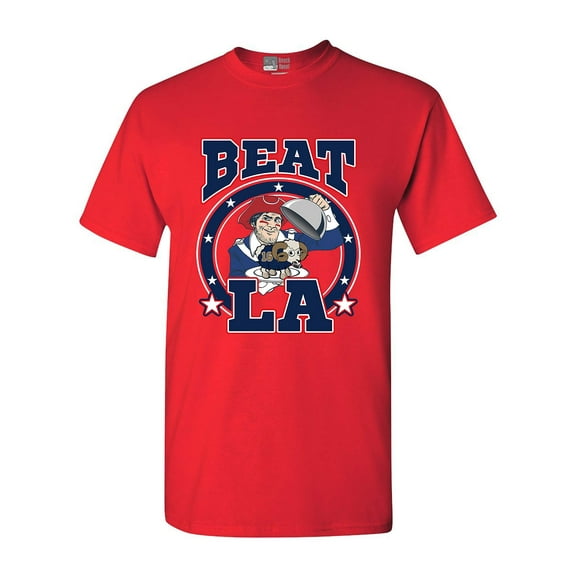 Beat LA New England Football Fan Gear DT Adult T-Shirt Tee