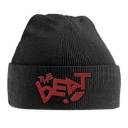 Beat Mens Logo Embroidered Beanie Black