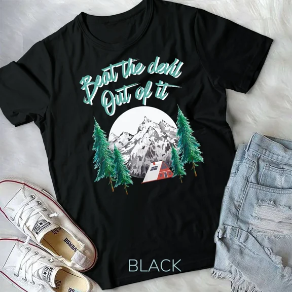 Beat The Devil Out Of It, Forest Landscape Painting Style Themed New Unisex T-Shirt