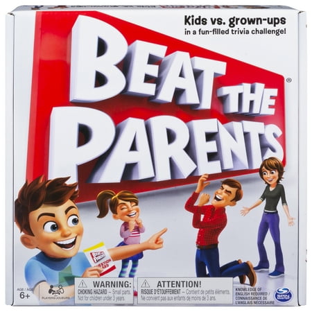 Beat the Parents, Family Board Game of Kids vs. Parents with Wacky Challenges (Edition May Vary)