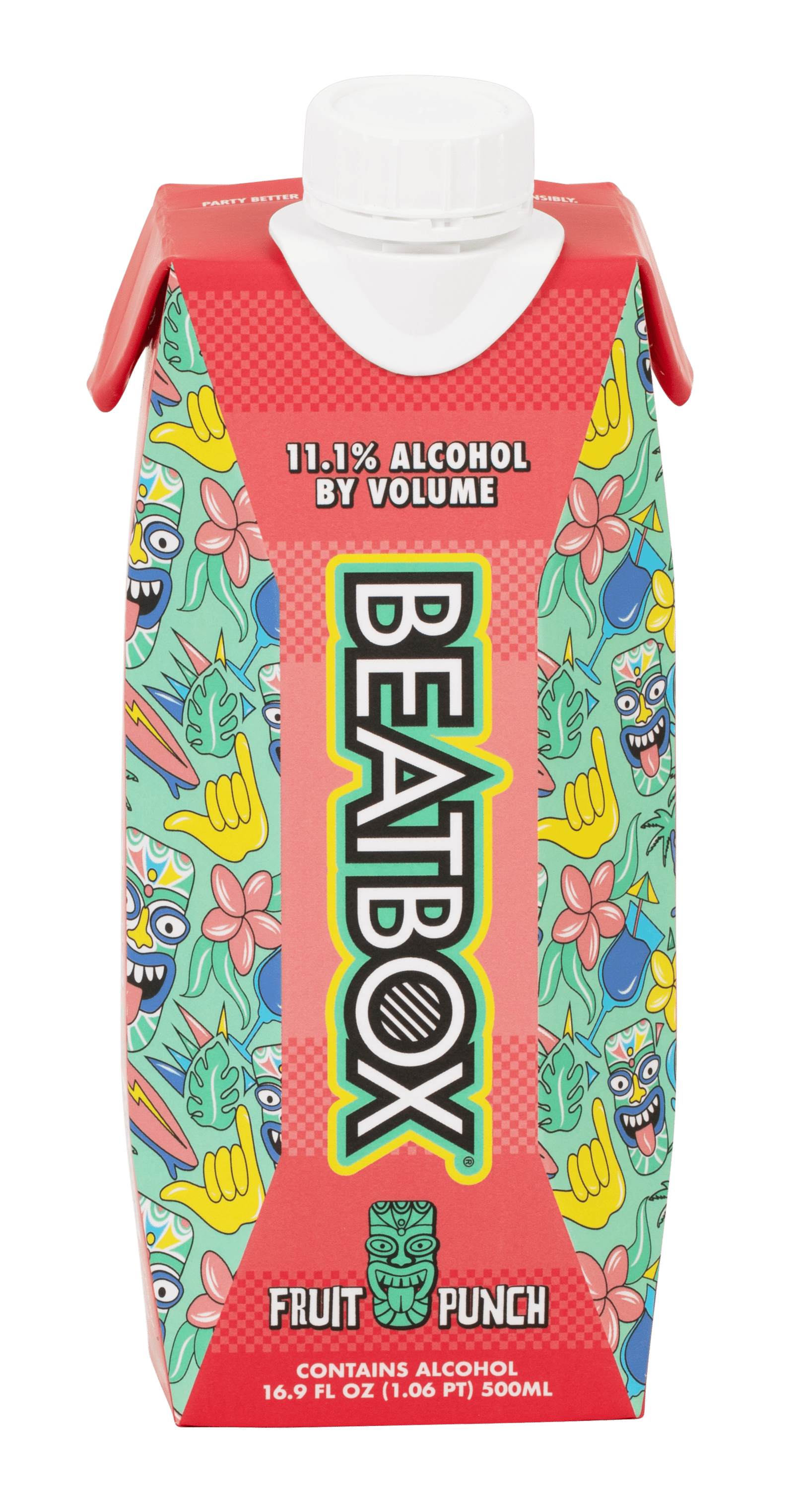 BeatBox Fruit Punch ReadytoDrink Cocktail Party Punch, 11.1 ABV