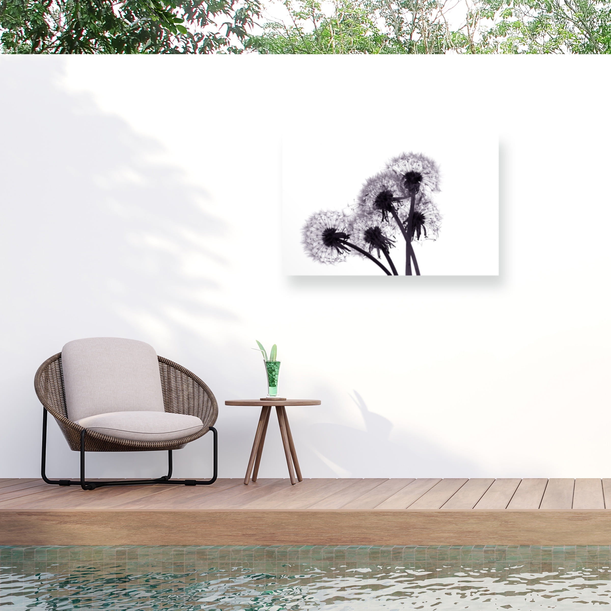Beata Czyzowska Young 'Bunch of Wishes' Outdoor Canvas