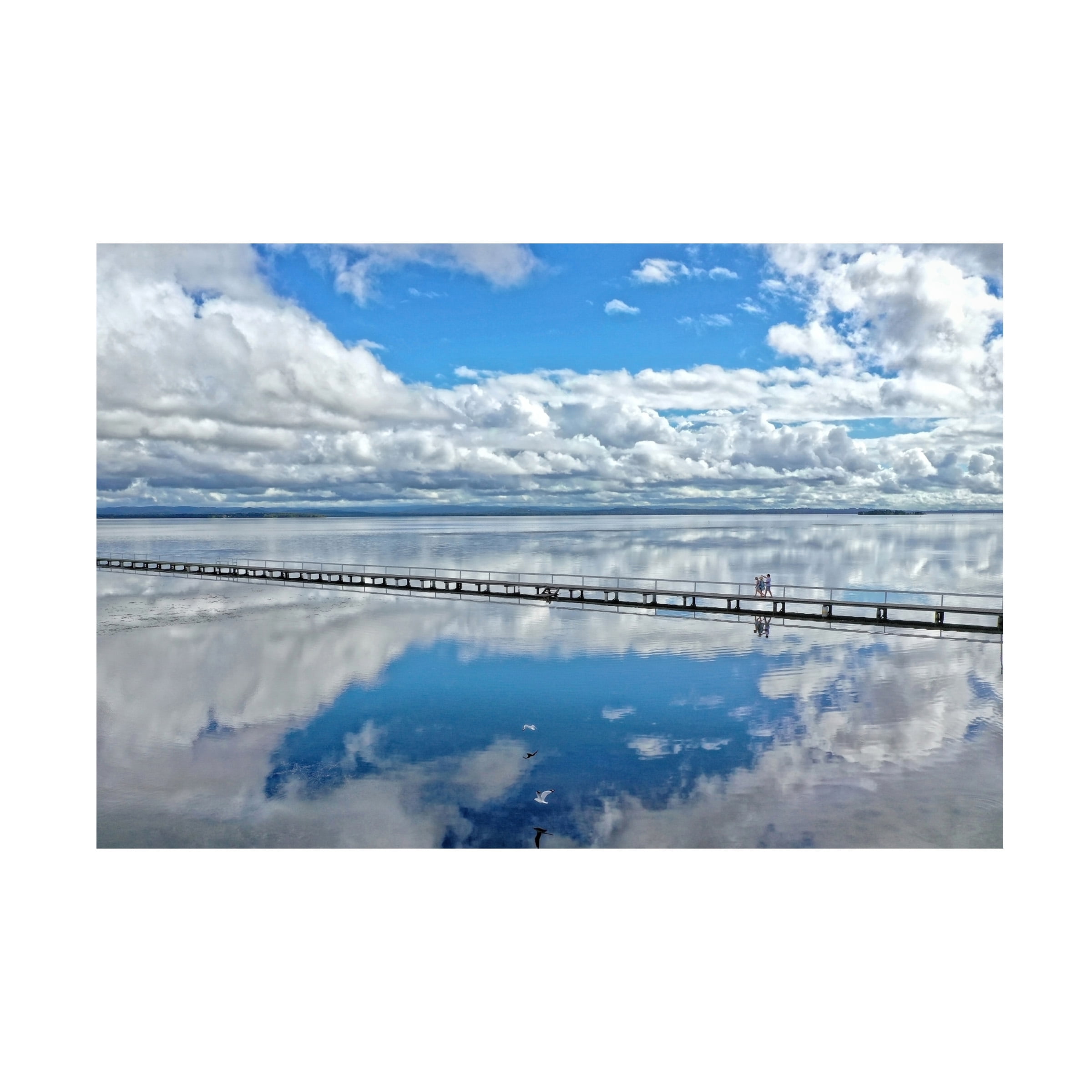 Beata Czyzowska Young 'Walking On Clouds' Canvas Art