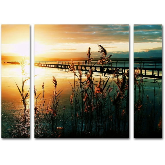 Beata Czyzowska Young 'Wish You Were Here' Multi Panel Art Set Large