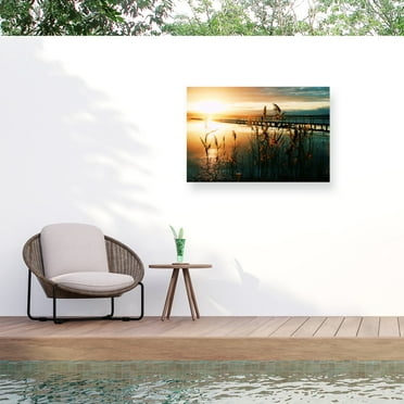 Beata Czyzowska Young 'Wish You Were Here' Outdoor Canvas