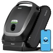 Beatbot AquaSense Cordless Robotic Pool Vacuum Cleaner - Intelligent Path Opimization, Cleans Above & in-Ground Pools up to 2,260 Sq.ft, Light Gray