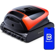 Beatbot Sora 30 Pool Vacuum Robot with Smart Surface Parking, Shallow-Area Cleaning, 6800GPH Suction Power, 5L Capacity for Pools Up to 3229 sq. ft, Tangerine