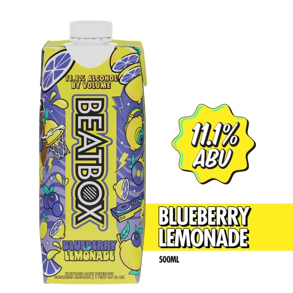 Beatbox, Blueberry Lemonade, Malt 11.1%