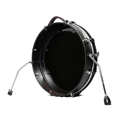 Beatello Traveler Series 20" x 4" UFO Gong Drum & Bass Drum Ultra-Portable Hand-Carry, Carbon Steel One-Piece Shell, Built-in Low-Frequency Resonance Head, Integrated 10.5mm Mount
