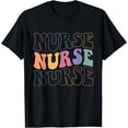 thumbnail image 1 of Beatiful Groovy Nurse Shirt Women School Nurse RN ICU ER Pediatric Gifts T-shirt, 1 of 2