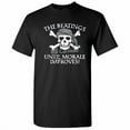 thumbnail image 1 of The Beatings Will Continue Until Morale Improves Sarcastic Tshirts Humor Graphic Tee Pirate Lovers Gift For Christmas Party Novelty Funny Mens T Shirt, 1 of 5