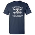 thumbnail image 1 of The Beatings Will Continue Until Morale Improves Sarcastic Tshirts Humor Graphic Tee Pirate Lovers Gift For Christmas Party Novelty Funny Mens T Shirt, 1 of 5