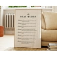 thumbnail image 1 of The Beatitudes Art Bible Verse Wall Decor Christian Wall Art Sunday School Classroom Housewarming Gift Church Office Poster Wall Art, Modern Wall Decor, 8x12 UNFRAMED, 1 of 2