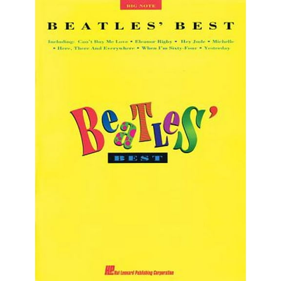 Pre-Owned Beatles Best (Big Note Piano) Paperback