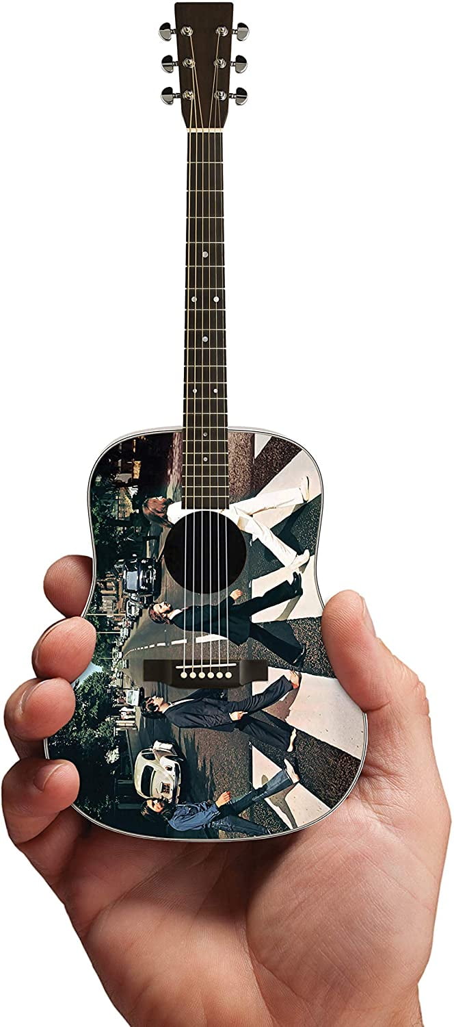 Beatles Fab Four Abbey Road Tribute - Miniature AXE  Mini Acoustic Guitar Replica - Officially Licensed Collectible (FF-001)