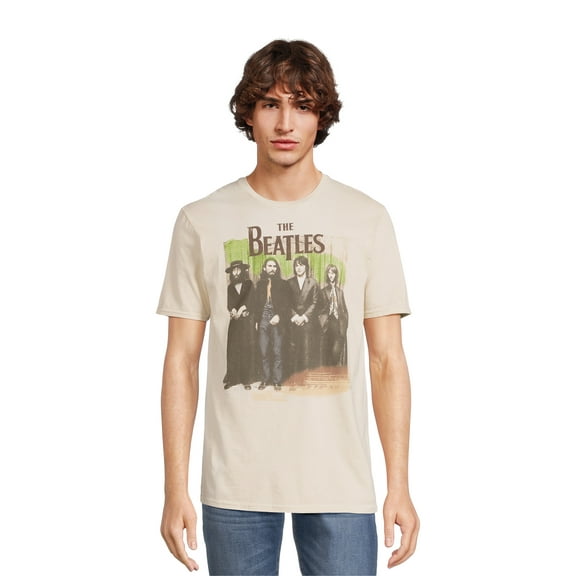 Beatles Group Men’s & Big Men’s Licensed Graphic T-Shirt, Sizes S-3XL