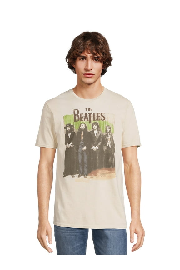 Beatles Group Men’s & Big Men’s Licensed Graphic T-Shirt, Sizes S-3XL