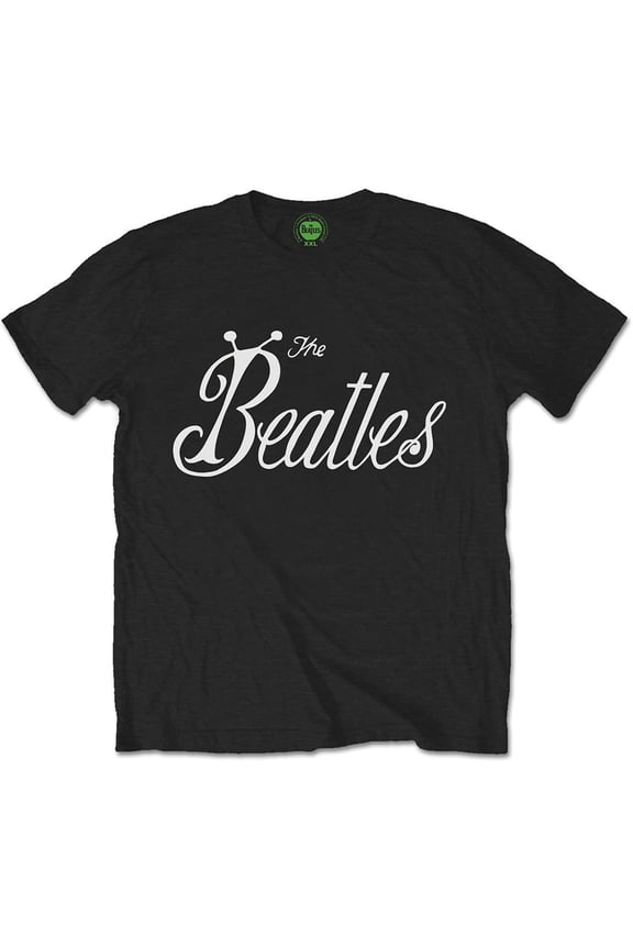 Beatles Men's Bug Logo T-shirt X-Large Black
