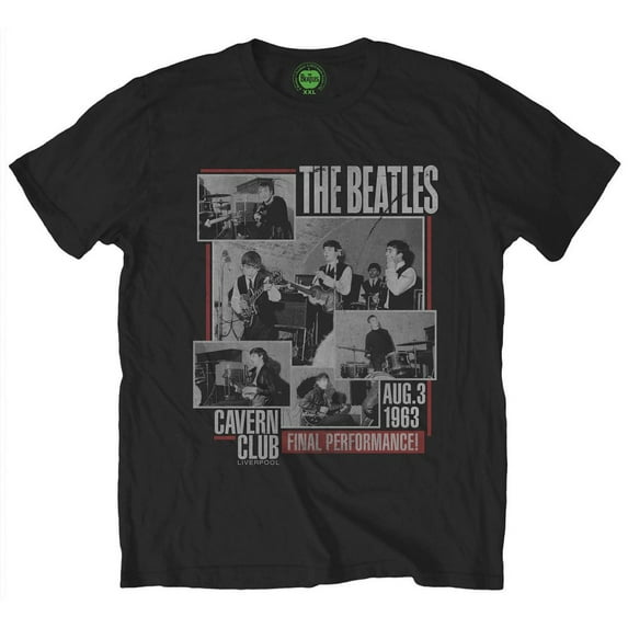 Beatles Men's Final Performance T-shirt Medium Black