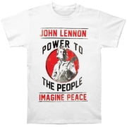 Beatles Mens Power To The People T-shirt X-Large White