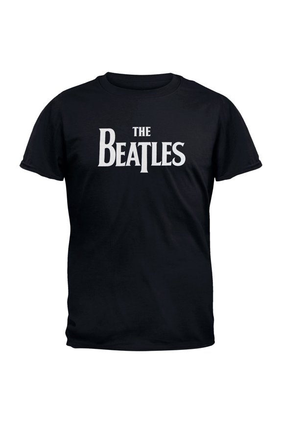Beatles Men's Vintage Logo T-shirt X-Large Navy