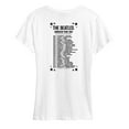 thumbnail image 1 of Beatles - American Tour - Women's Short Sleeve Graphic T-Shirt, 1 of 5