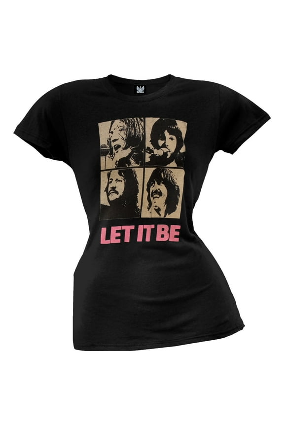 Beatles Women's Juniors Let It Be Short Sleeve T Shirt