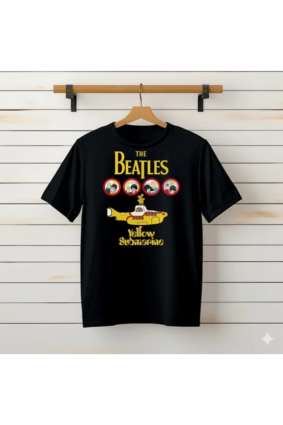 Beatles Yellow Submarine_clone_gen###TeaBagTeaHouse, Unsiex Shirt