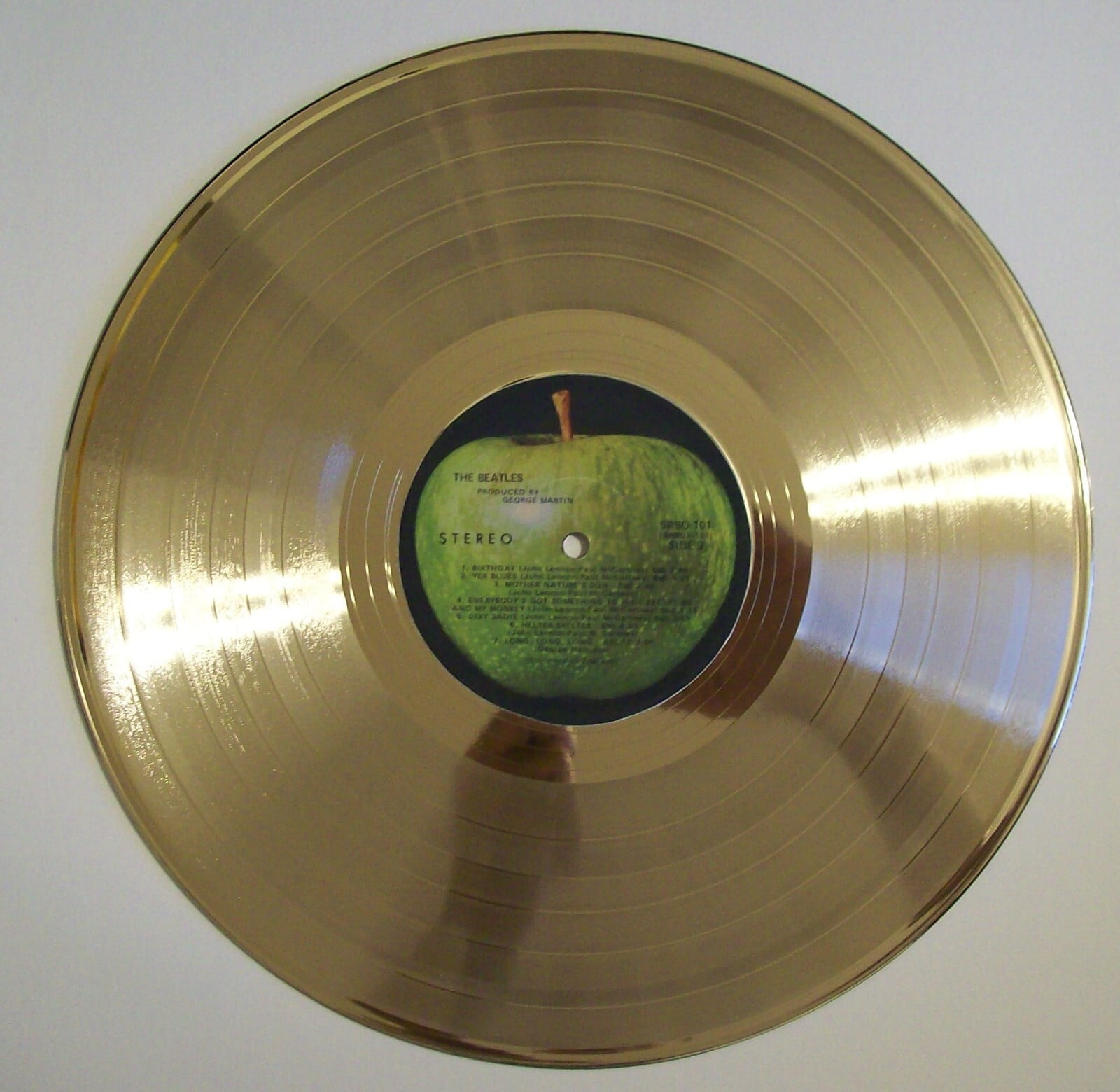Beatles or any label Gold Plated LP Record Custom Customize Award ...