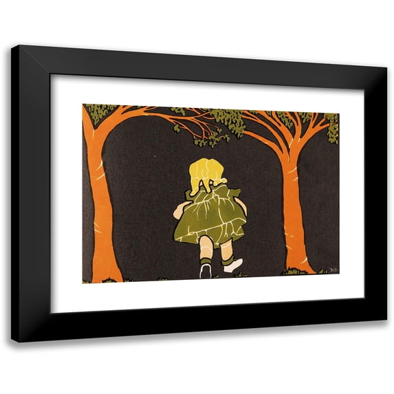 Beatrice Dvilnsky 14x11 Black Modern Framed Museum Art Print Titled - The Three Bears, a Family Story Pl 14 (1934)