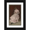 thumbnail image 1 of Beatrice Godwin Whistler 16x24 Black Ornate Framed Double Matted Museum Art Print Titled: Peach Blossom (C. 1890-1894), 1 of 5