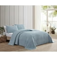 thumbnail image 1 of Beatrice Home Fashons Channel Chenille Bedspread Full Blue, 1 of 3